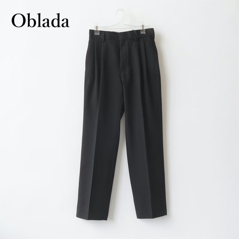 最終値下！美品★oblada オフィサーパンツ ブラック 23 オブラダ Oblada/オブラダ・OFFICER PANTS | here.