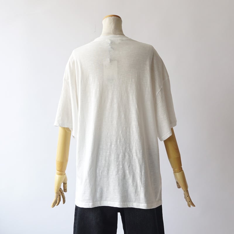 Oblada オブラダ UNCLE LONG TEE 白 2025 25FW】Oblada オブラダ UNCLE LONG TEE プリントロングTシャツ