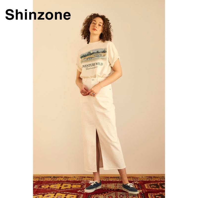 THE SHINZONE｜ザ シンゾーン スリットスカート/21MMSSK06 | here