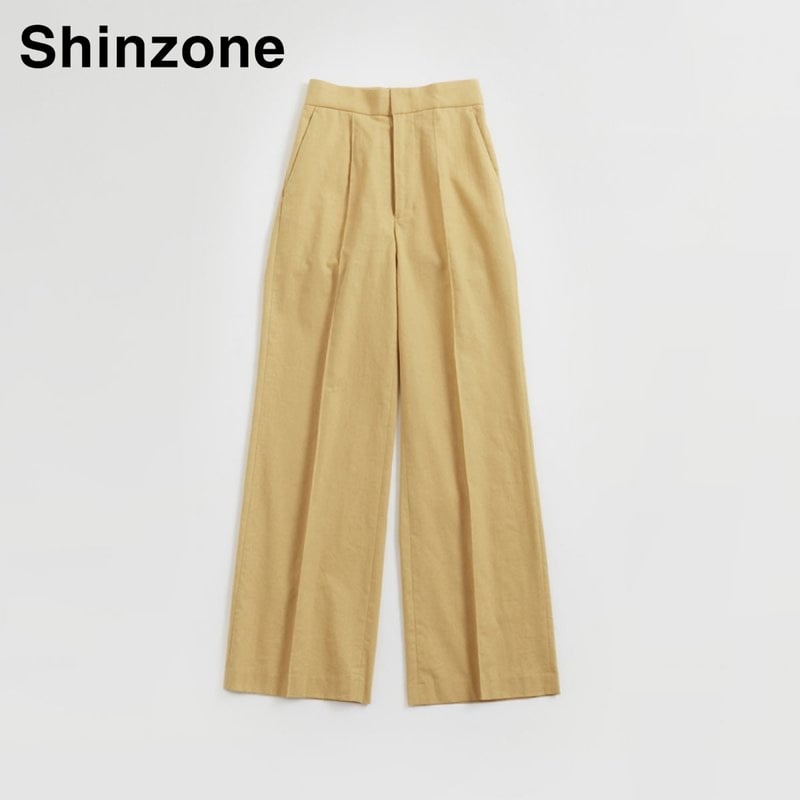 【K】Shinzone新品リネン混パンツ 50％OFF】SHINZONE（シンゾーン） リネン コモンパンツ