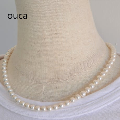 Ouca ウーサ パールネックレス 箱付き　BD002