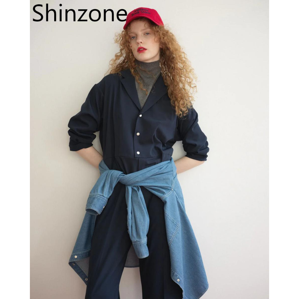 THE SHINZONE ザ シンゾーン NOTCHED LAPEL JUMP SUITS | THE SHINZONE ザ シンゾーン NOTCHED LAPEL JUMP SUITS |