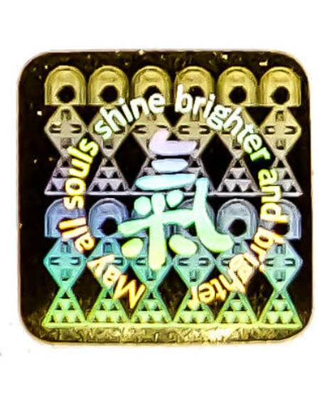 氣ホログラムシール 2枚入 (Ki Hologram Stickers)