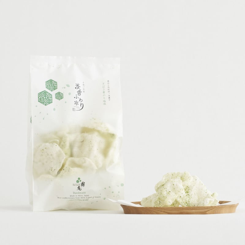 淡雪ふわり ぎばさ青のり塩味70g | TEIAN