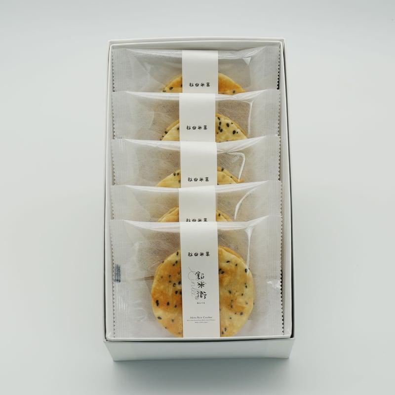 秋田あんごま煎餅 あんべぇ 5枚入箱 | TEIAN