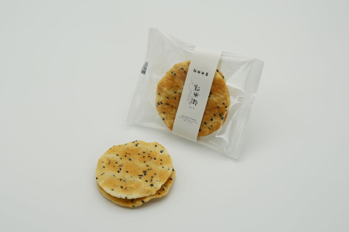 秋田あんごま煎餅 あんべぇ 1枚入 | TEIAN