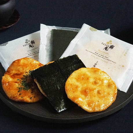 金・銀・海苔詰め合せギフト30枚（金の鼎庵10枚、銀の鼎庵10枚、鼎庵の海苔煎餅10枚）