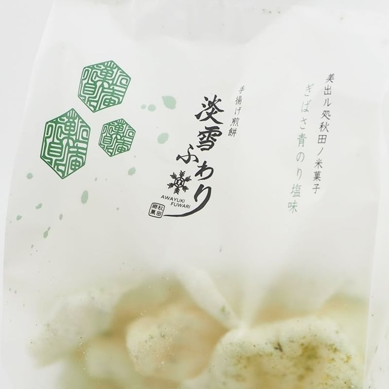淡雪ふわり ぎばさ青のり塩味70g | TEIAN