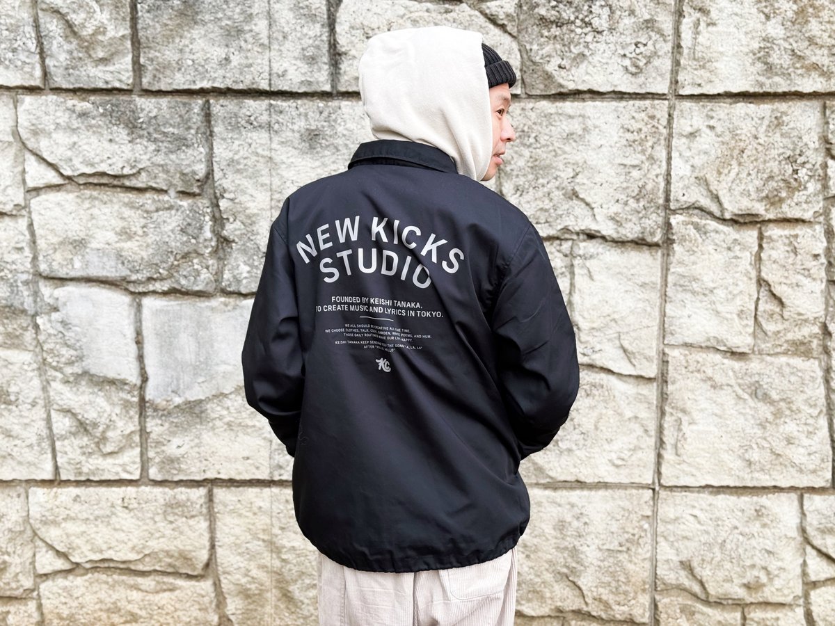 NEW KICKS STUDIO T/C COACH JAKET [BLACK] | NEW