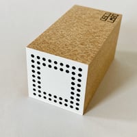 ワク四角　豆しぼり [frame square: mameshibori]