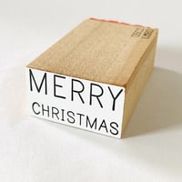 ブロックメッセージ　MERRY CHRISTMAS [block message: メリークリスマス]