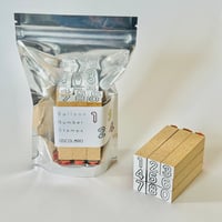 バルーンナンバースタンプ [balloon number stamps]