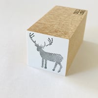 ドウブツ×モヨウ トナカイ しま[reindeer: stripe]