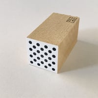 四角　ドット黒 [square: dot black]