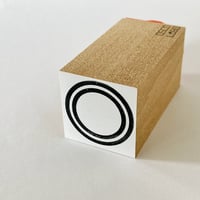 ワク丸　ボーダー [frame circle: border]