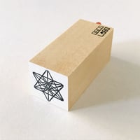 ヒンメリスタンプ 六芒星 [Himmeli: star]