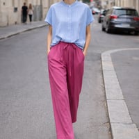 テンセルデニムパンツbleu