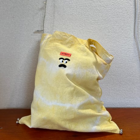 SO PRETTY  fukuwaraiコットンバッグ yellow