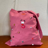 SO PRETTY  fukuwaraiコットンバッグ pink