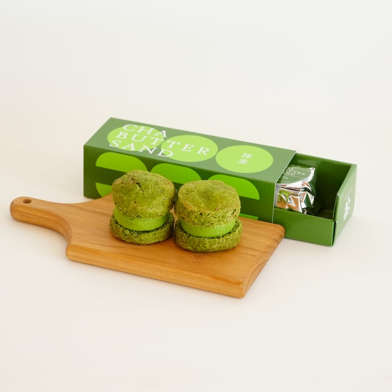 冷凍便】茶バターサンド3個セット（抹茶） | ちわたや