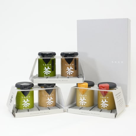 食べ比べちわたや茶バター6本セット
