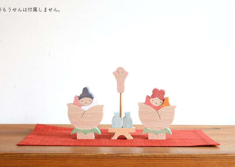 小黒三郎　バラの花びな・ぼんぼり付＆つぼみびな バラの花びな・ぼんぼり付き（小） | Artist in MOMO