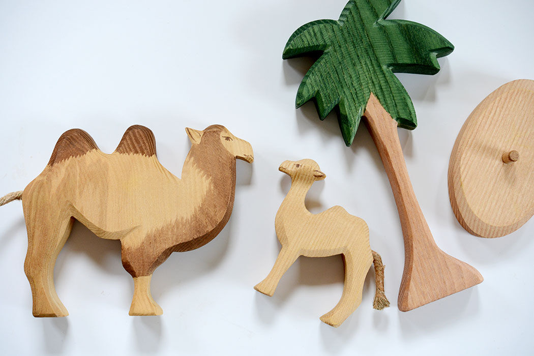 旧モデルオストハイマーラクダ親子希少品