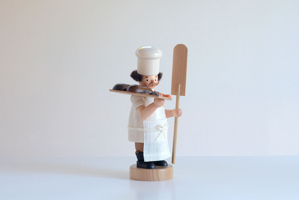 アトリエニキティキ   ドイツ　煙だし人形　パン焼職人　新作 アトリエニキティキ ドイツ 煙だし人形 パン焼職人 新作