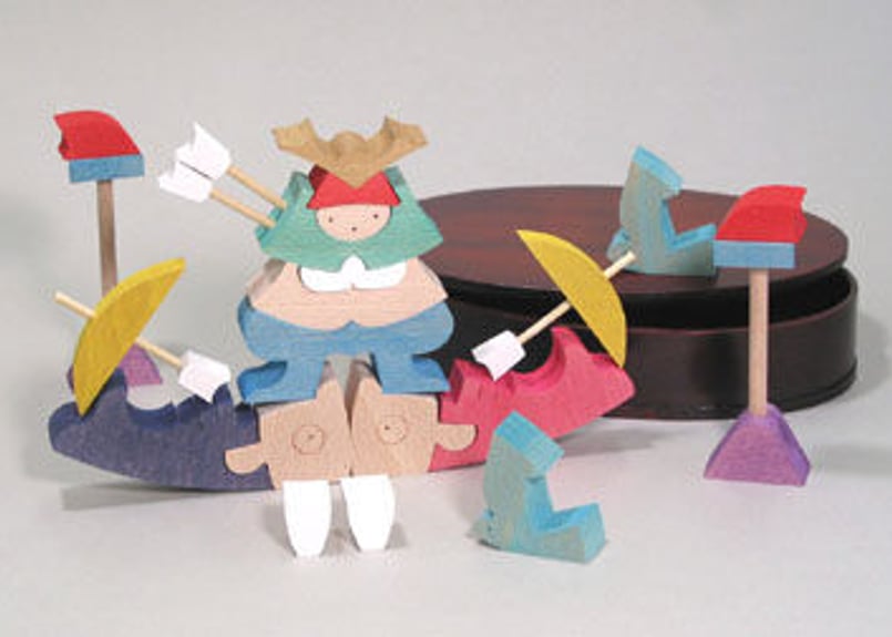 楕円鯉武者【小黒三郎の五月人形】 在庫あり】五月人形 遊プラン・