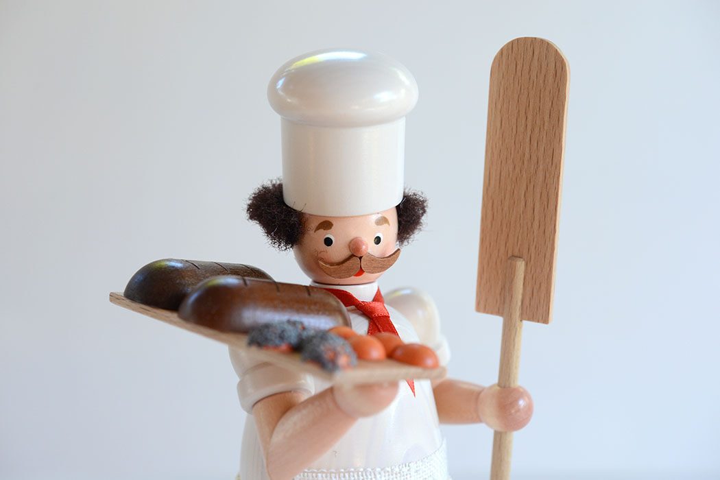 アトリエニキティキ   ドイツ　煙だし人形　パン焼職人　新作 アトリエニキティキ ドイツ 煙だし人形 パン焼職人 新作