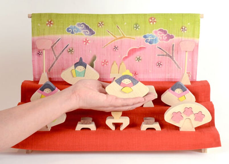 小黒三郎　円びな三段飾り・特製垂幕　遊プラン 小黒三郎円びな三段飾り・特製垂幕遊プラン