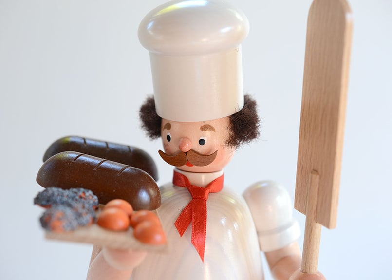 アトリエニキティキ   ドイツ　煙だし人形　パン焼職人　新作 アトリエニキティキ ドイツ煙だし人形パン焼職人新作