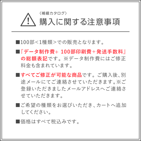 補綴カタログ＜100部＞（データ制作+印刷費用込）