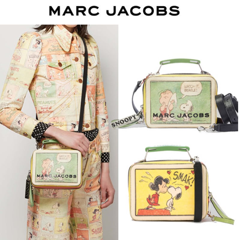 PEANUTS® X MARC JACOBS THE MINI BOX BAG ザ ボックス ...