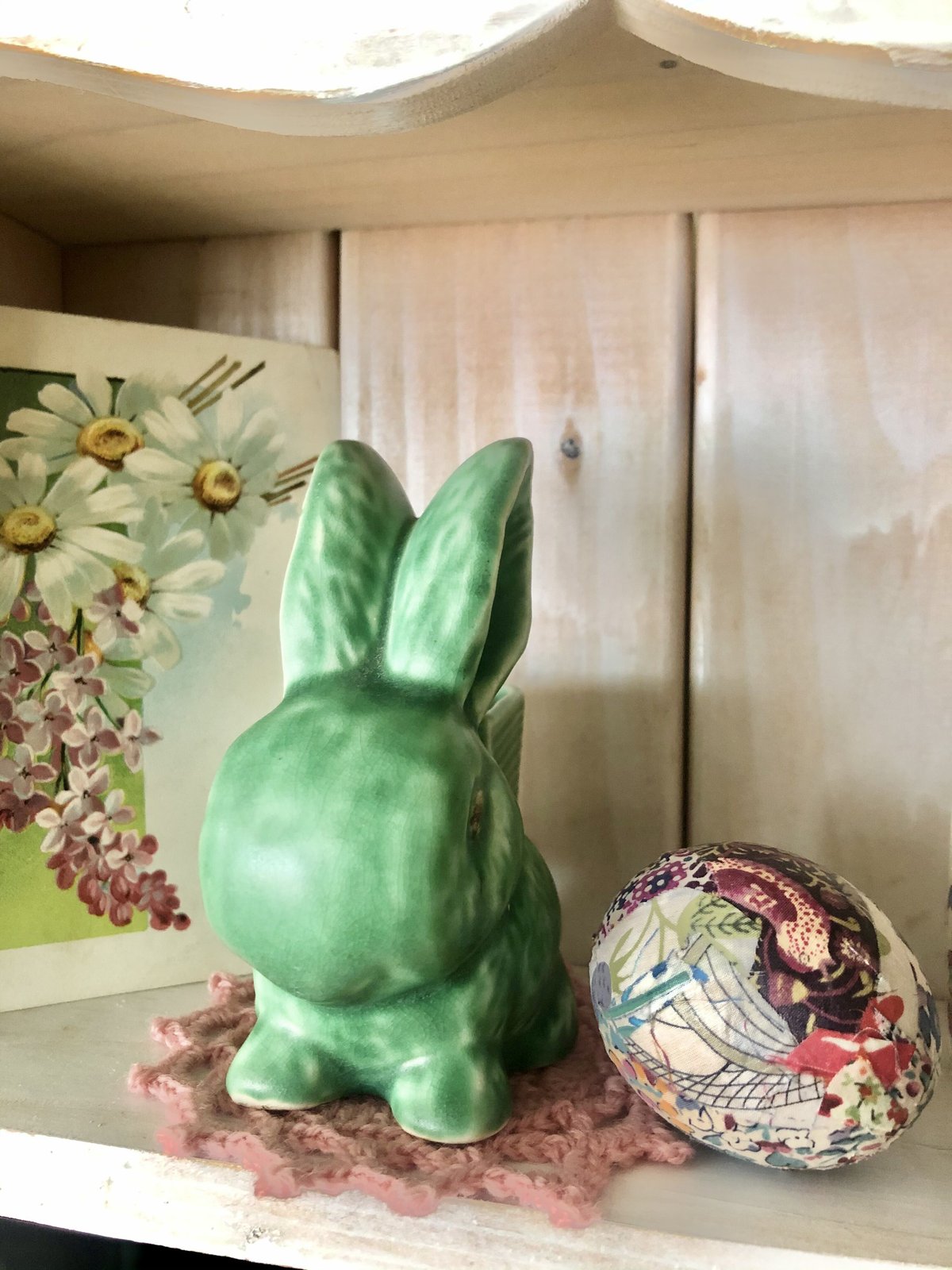 ○e-1/Sylvac社 うさぎのスタンド | PISKEY -イギリスのふるいもの