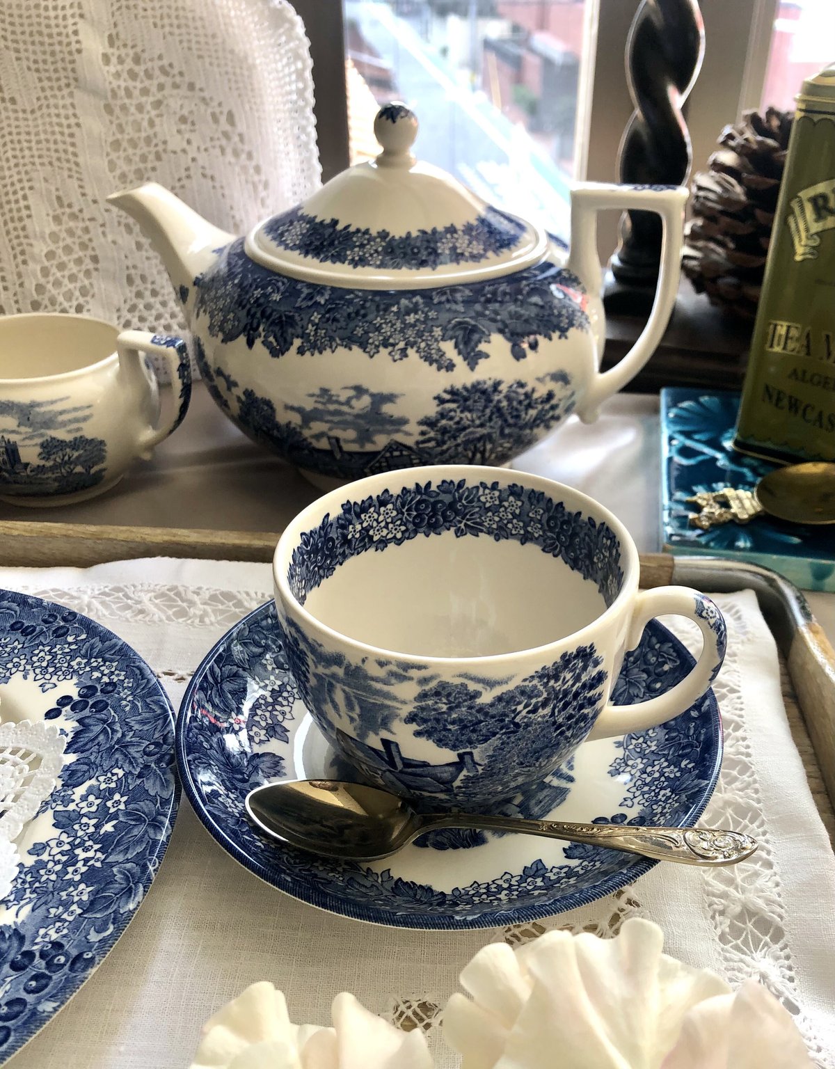 WEDGWOOD SAMURAI カップ＆ソーサー Cafe イギリス 西洋-