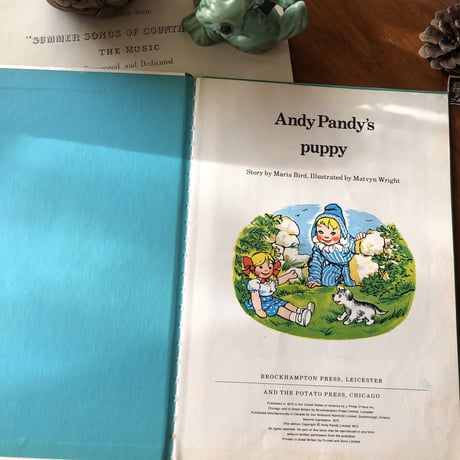 ●vp-6/1975年版絵本「Andy Pandy ’s Puppy アンディパンディの子犬」