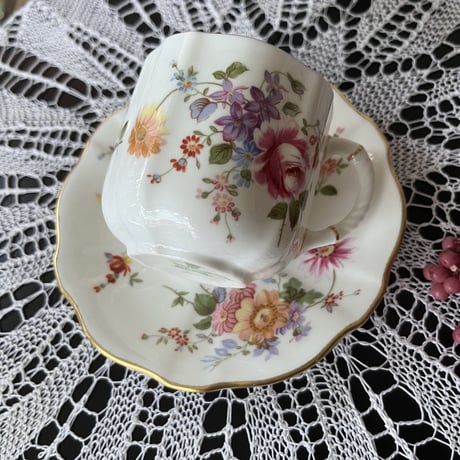 ●po-61/Royal  Crown Derby 「ダービーポージーズ」カップ＆ソーサー