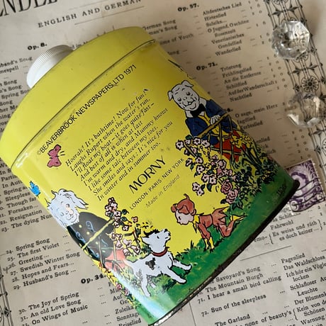 ●o-203/1971年「 RUPERT /ルパート」 のベビーパウダー 缶