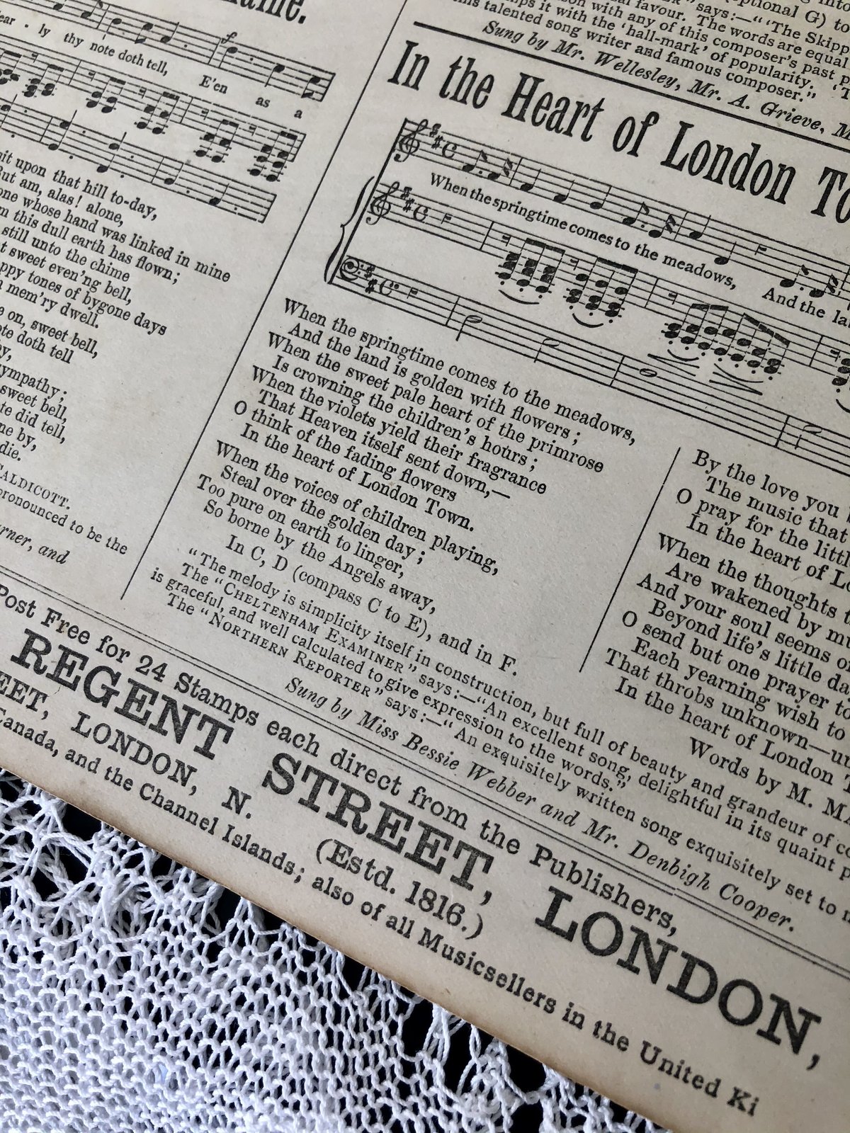 遊びの歌”楽譜シャンソンアンティークフランス洋書