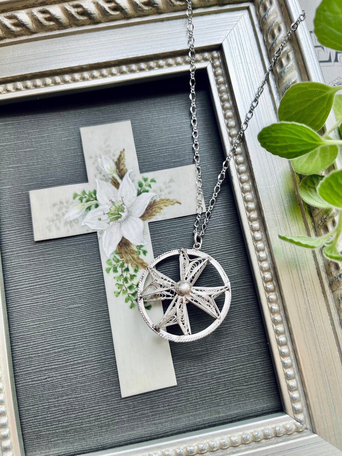 ⭐︎HＬ⭐︎ トリプレットオパールペンダントトップ ○ab-436/シルバー製 マルティーズクロスのペンダントトップ | PISKEY