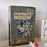●vp-15/ ヴィクトリアン パンジーの装丁本「WHO SHALL SERVE」
