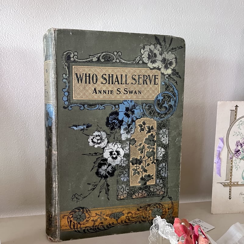○vp-15/ ヴィクトリアン パンジーの装丁本「WHO SHALL SERVE」 | PIS