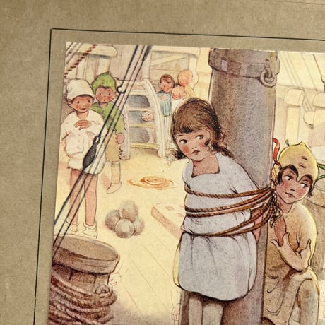 ●s-62/Mabel Lucie Attwell  1920年代「PETER PAN」の挿絵A/カラープレート