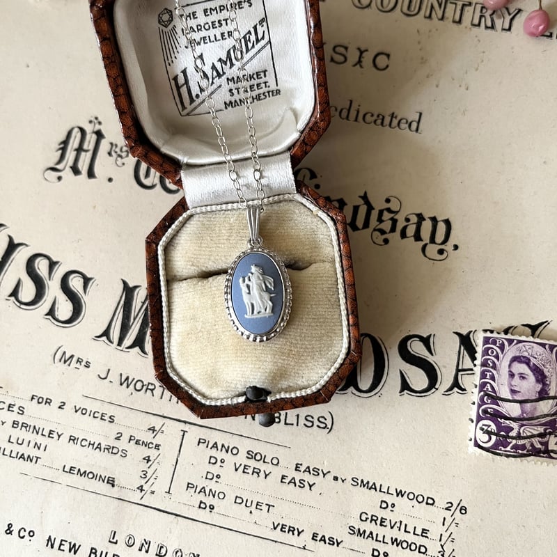 ○ab-219/ウェッジウッド ジャスパーのペンダント | PISKEY -イギリス