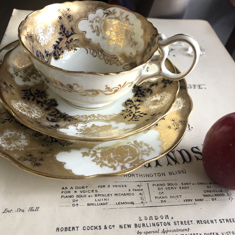 ○po-15/ハマースレイの薔薇のトリオ | PISKEY -イギリスのふるいもの  