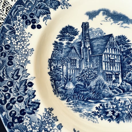 ●po-51/Wedgwood  「ロマンティックイングランド」プレート