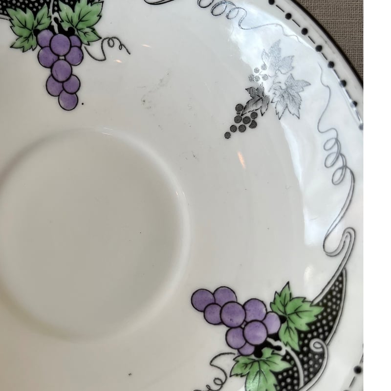 ○sh-41/Shelley アール・デコのトリオ カップ＆ソーサー＋プレート