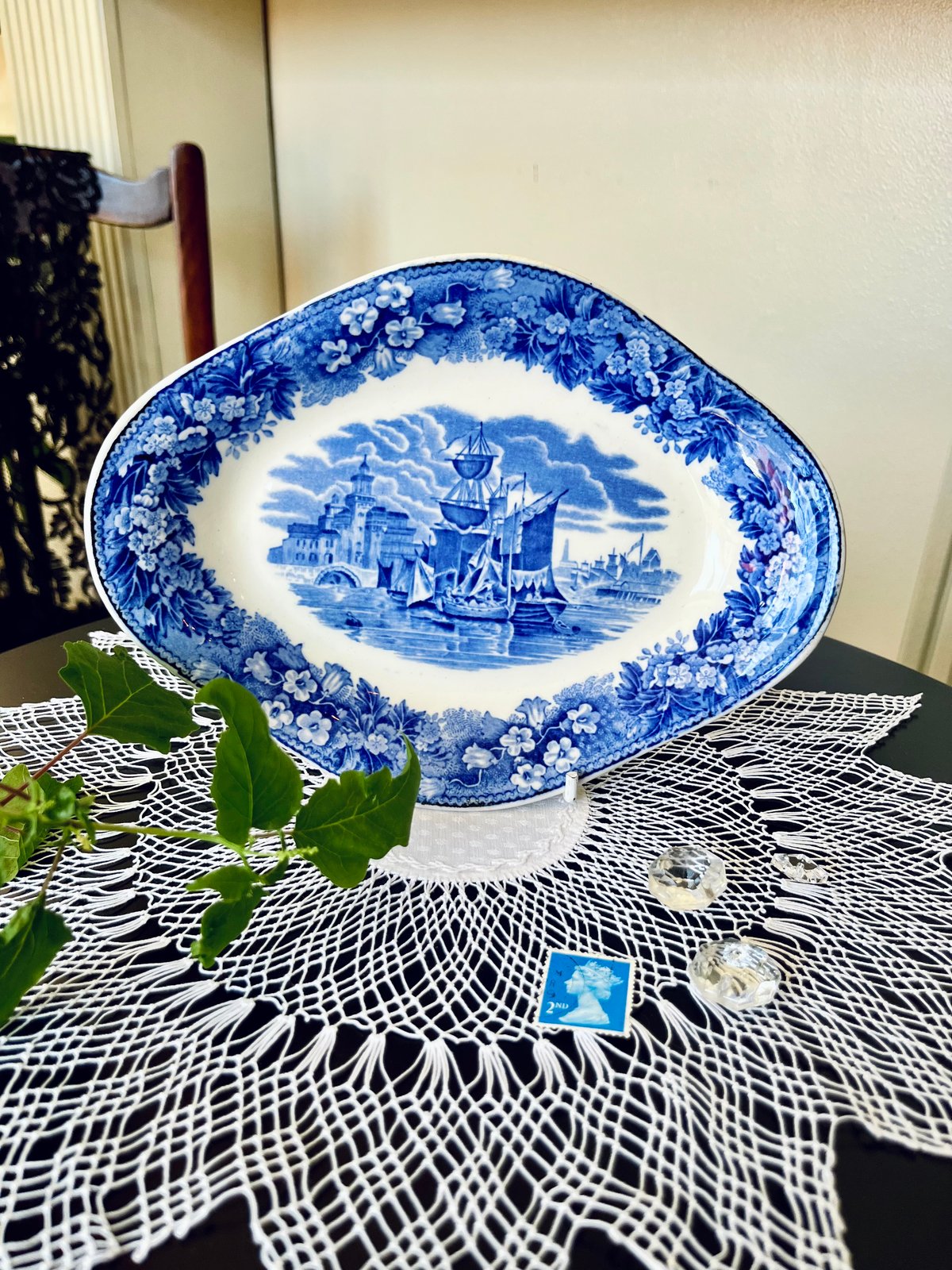 ○po-136/1920年代製 Wedgwood「Ferrara フェラーラ」プレート | P