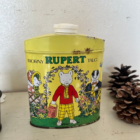 ●o-203/1971年「 RUPERT /ルパート」 のベビーパウダー 缶